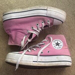 Converse All Star Pink Canvas Sneakers